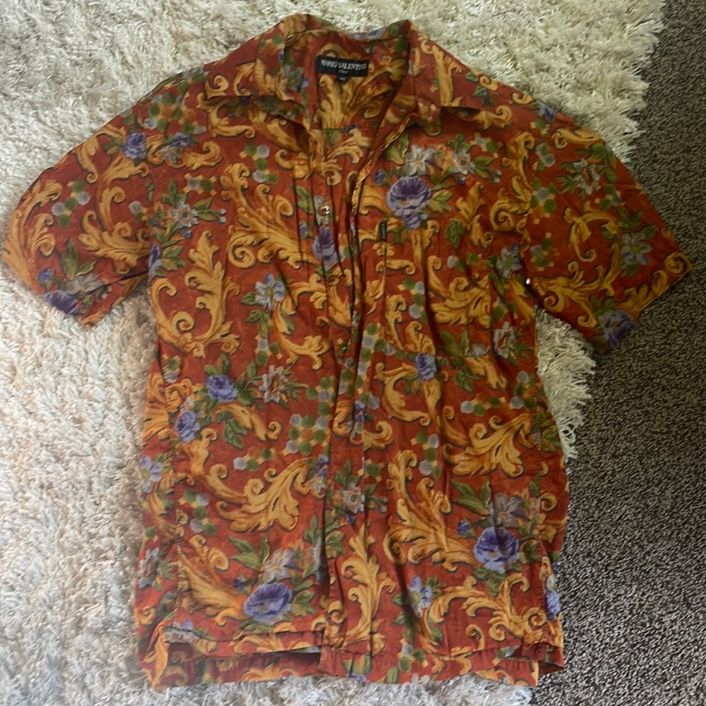 Vintage Patterned Button Up - image 1